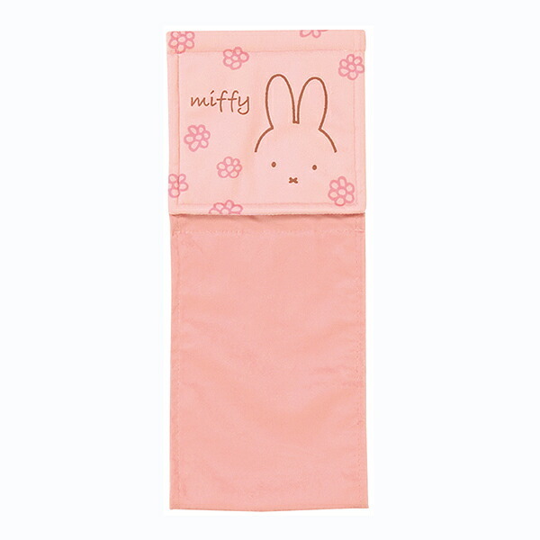 ミッフィー miffy ペーパーホルダーカバー ラインフラワー ピンク トイレ用品