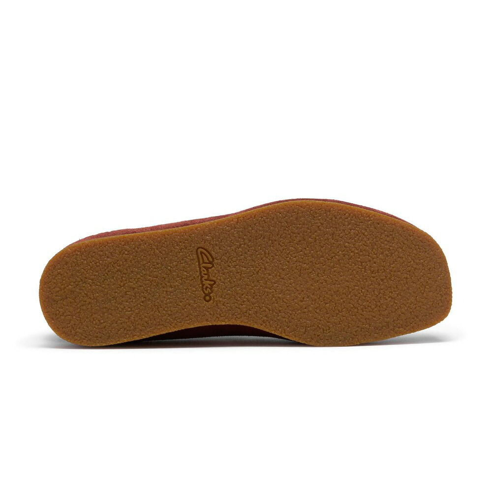 クラークス ワラビー エヴォ レディース モカシン スエード カジュアルシューズ 靴 Clarks 26329301 WallabeeEVOSh 紐靴 軽量ソール マルーン