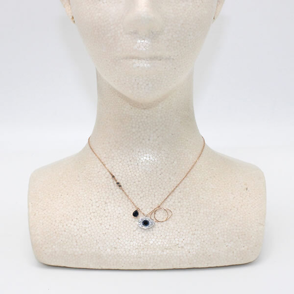 SWAROVSKI スワロフスキー ネックレス 5190033 Evil Eye アクセサリー ローズゴールド レディース