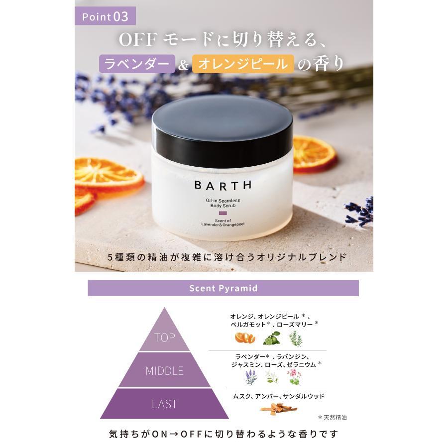 【化粧箱入り】BARTH リップクリーム 重炭酸入浴剤 ボディスクラブ ラベンダー Special Body & Lip Care Set（ 無着色 リラックスグッズ いやしグッズ 温浴美肌 ギフト プチギフト 女性 男性 プレゼント 記念日 おしゃれ 内祝い お祝い お礼 結婚 出産 誕生日 新生活 クリスマス 実用的）