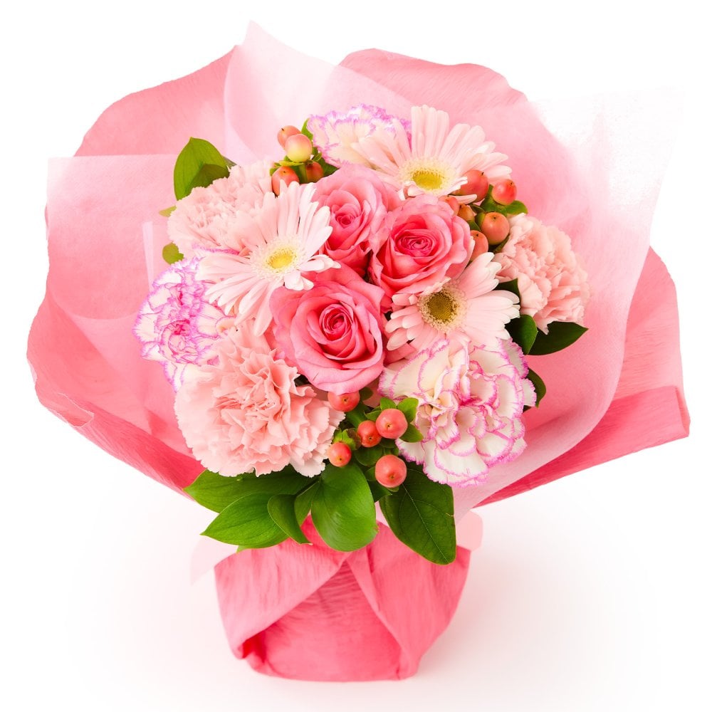 そのまま飾れるブーケ Mサイズ 花 花束 クリスマス 退職 入学 お返し ギフトお返し 誕生日プレゼント  送料無料 土日OK ブルーミー バラ 花瓶・水いらず スタンディングブーケ プチギフト まだ間に合う
