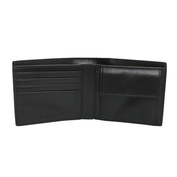 カルバンクライン CALVIN KLEIN 二つ折り財布 折り畳み RAISED EW BILLFOLD WITH COIN lv04d1163g-ub1 ブラック BLACK