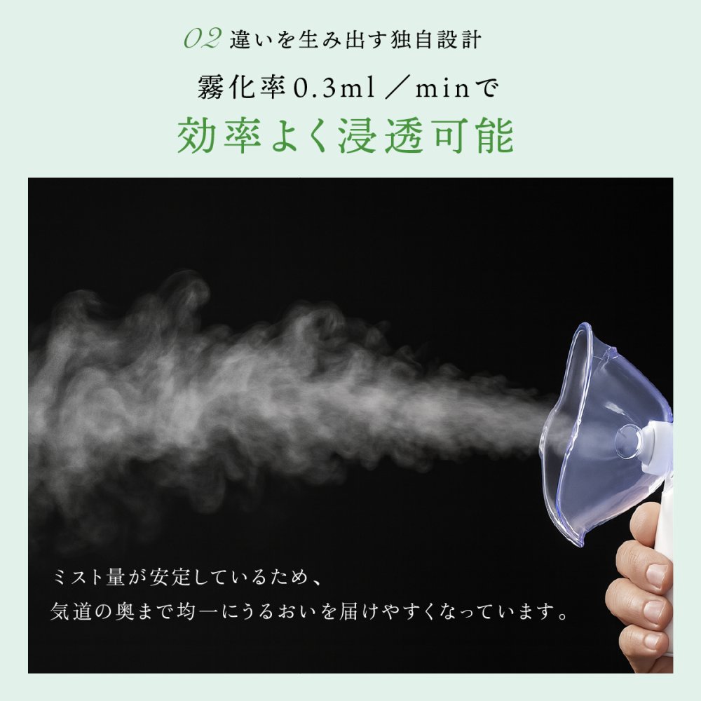 家庭用超音波吸入器 メディサナ IN 525 管理医療機器 超音波吸入器 吸入器 鼻腔 咽喉 加湿 洗浄 のどケア 鼻ケア 乾燥対策 微細ミスト マウスピース 吸入マスク 乾電池式 軽量 90g コンパクト ポータブル 携帯 収納ポーチ付き セルフケア