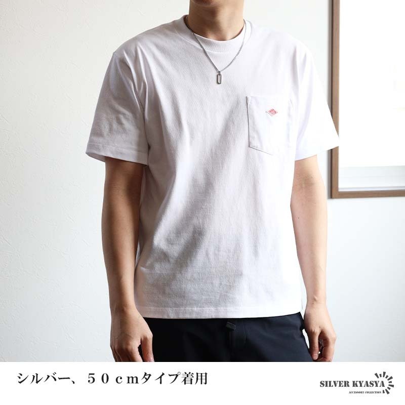 ステンレス オーバル ロングリンク 一コマ ペンダントネックレス シンプルネックレス 小ぶり ダブル喜平チェーン 細身 ゴールド 18KGP シルバー 図形 小さい メタル 幾何学 メンズ 男性 金属アレルギー対応