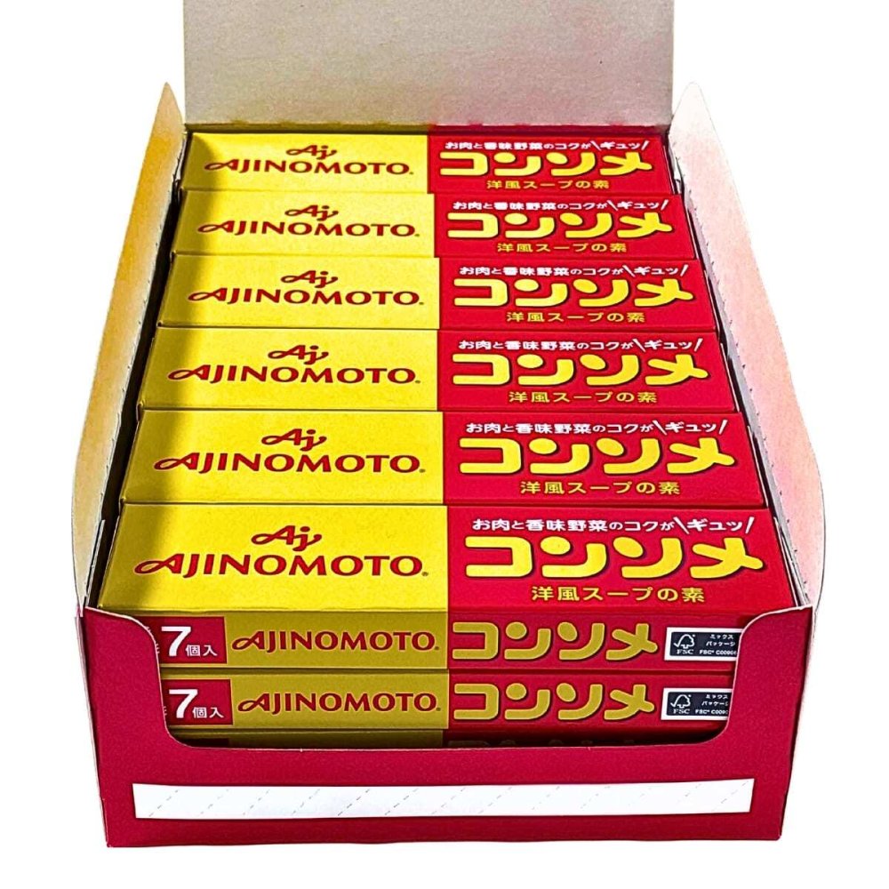 味の素   コンソメ固形   7個入×24箱   洋風スープの素   業務用にも   #70965　賞味期限202609迄