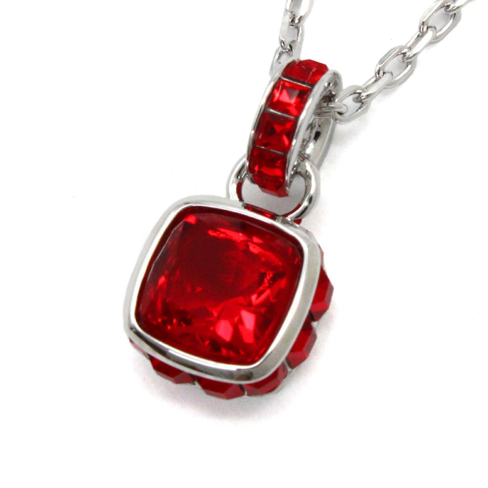 スワロフスキー swarovski ネックレス アクセサリー 5652043 Birthstone バースストーン ペンダント レディース レッド 海外正規品