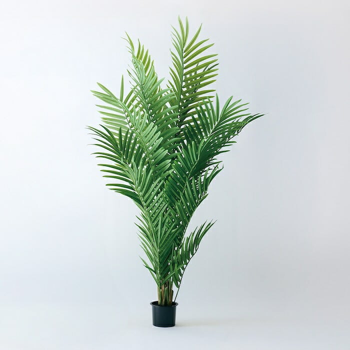 観葉植物 造花 アレカヤシ BROWN 全高約210cm 大型 フェイクグリーン 高級 本物そっくり リアル おしゃれ インテリア 人工観葉植物 アーティフィシャルグリーン オフィス 店舗 ホテル 開店祝い 室内 リビング 玄関 風水 ヤシの木 フェイク