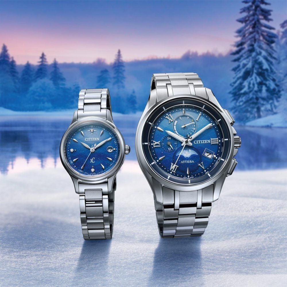 シチズン アテッサ CITIZEN ATTESA エコドライブ 電波時計 DEAR Collection 限定 腕時計 ペア メンズ ダイレクトフライト ムーンフェイズ BY1000-69L Limited Pair Model【2026 新作】