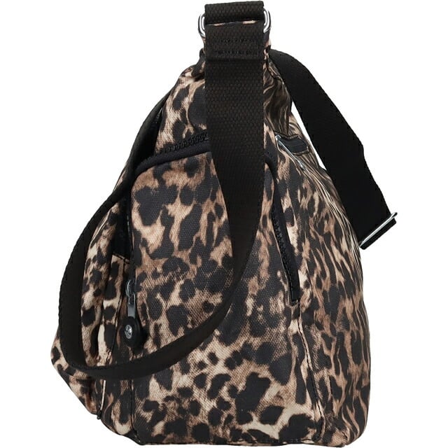 キプリング ショルダーバッグ レディース ブランド Kipling ガブ ロゴ ワンポイント 総柄 ヒョウ・レオパード フリンジ KI6525-6JP Wild Leopard