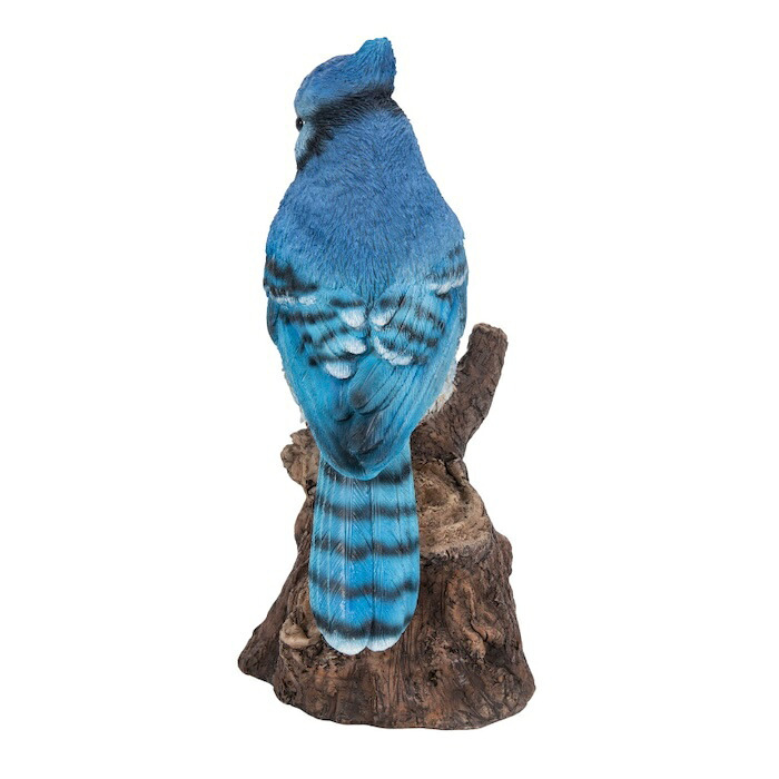置物 鳥 アオカケス 高さ16cm woobia ウービア 野鳥 リアル おしゃれ 玄関 インテリア オブジェ ガーデン 北欧 ナチュラル 青い鳥 動物 アニマル 癒し 小鳥 鳥好き 出窓 棚 プレゼント ギフト バードウォッチング