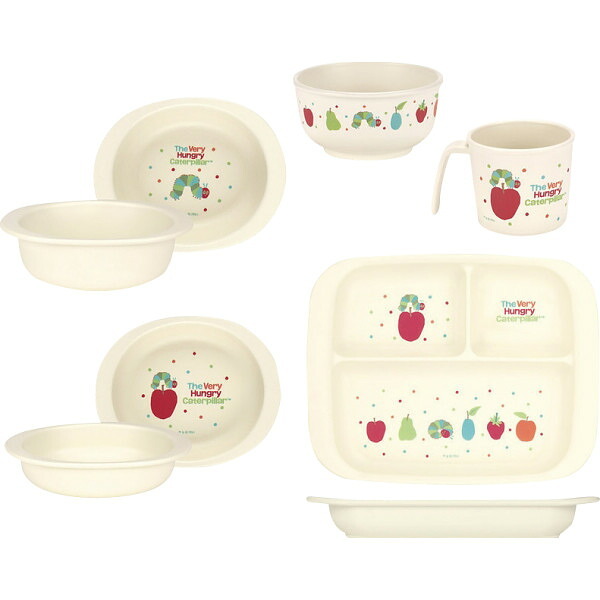 はらぺこあおむし はらぺこあおむし ベビー食器セット [26-0271-056] ＸＰ１００Ｇハラペコアオムシ ベビーギフト ベビー用品 赤ちゃんおもちゃ ポリプロピレン 日本製 内祝い 出産内祝い 結婚内祝い 快気祝い 新築祝い お返し 贈り物 プレゼント ギフ