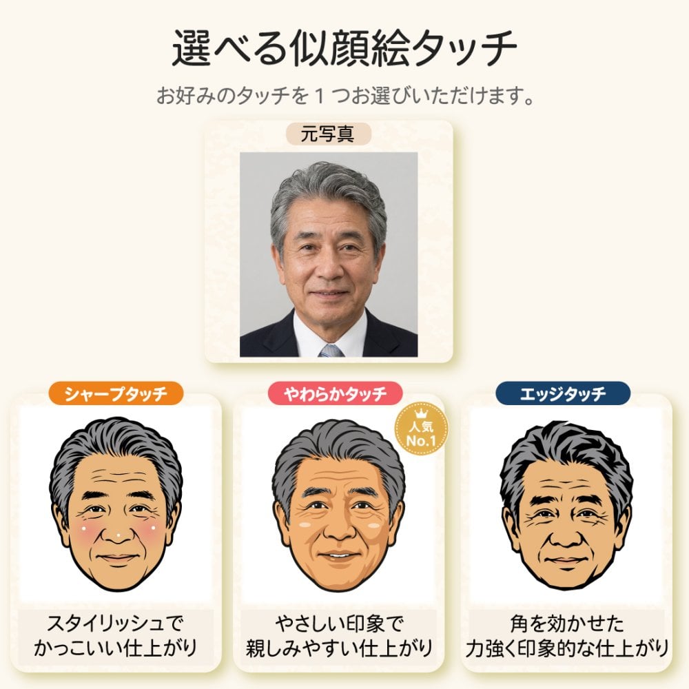 似顔絵 色紙 寄せ書き 写真から作る オーダーメイド 選べる3種類の似顔絵タッチ 名入れ メッセージ 色紙包み付き 退職祝い 還暦祝い 誕生日 卒業祝い 送別会 上司 先生 プレゼント ギフト