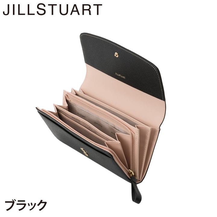 ジル スチュアート 財布 長財布 レディース 牛革 Honey かぶせ リボン 大容量 ギフト JILL STUART