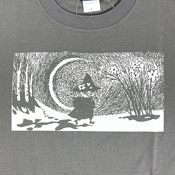 ムーミン スナフキン ドライクールタッチTシャツ グレー アパレル MOOMIN 送料込み