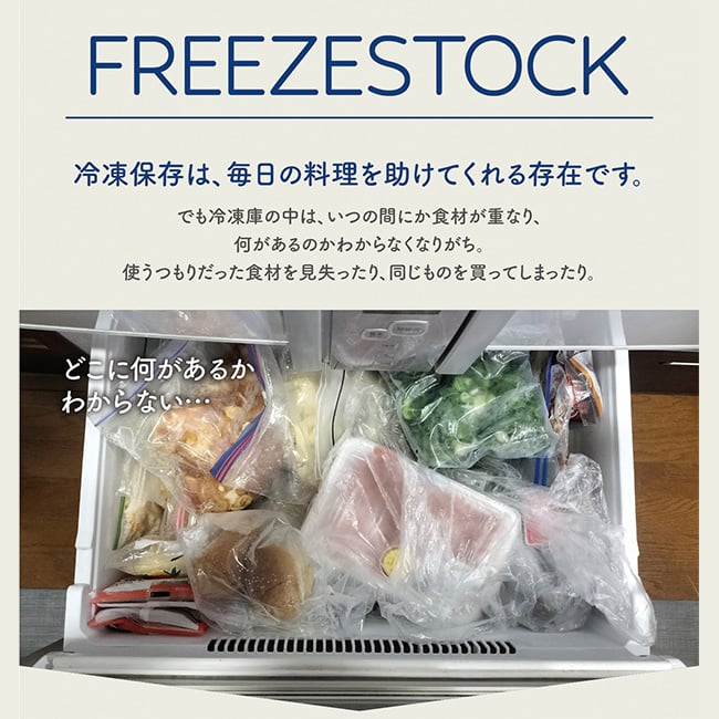 TAKEYA タケヤ FREEZE STOCK フリーズストック S《2個セット》[保存容器 フードコンテナ 冷凍 クリア 透明 日本製 タケヤ フードストッカー オシャレ 保存 容器 中身が見える 小分け 冷凍容器 プラスチック ケース 薄型 浅型 食品保存 小型]