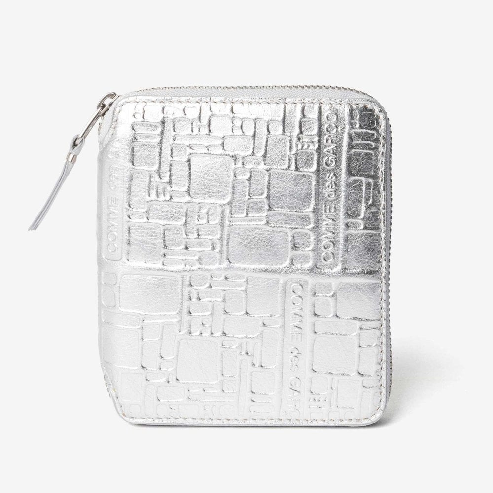 コムデギャルソン COMME DES GARCONS EMBOSSED LOGOTYPE エンボス ロゴタイプ Bifold Wallet 二つ折り財布 SA2100EG ユニセックス 財布