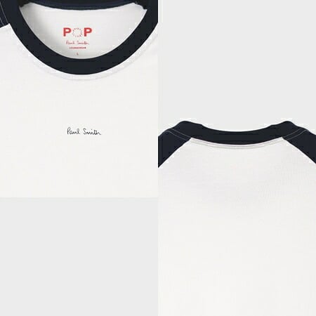 【無料ラッピング】 ポールスミス Paul Smith Tシャツ Paul Smith ロゴ ベースボール 半袖 綿100%ブランド 正規品 新品 ギフト プレゼント 人気 おすすめ 誕生日 記念日 クリスマス 送料無料 psm522373