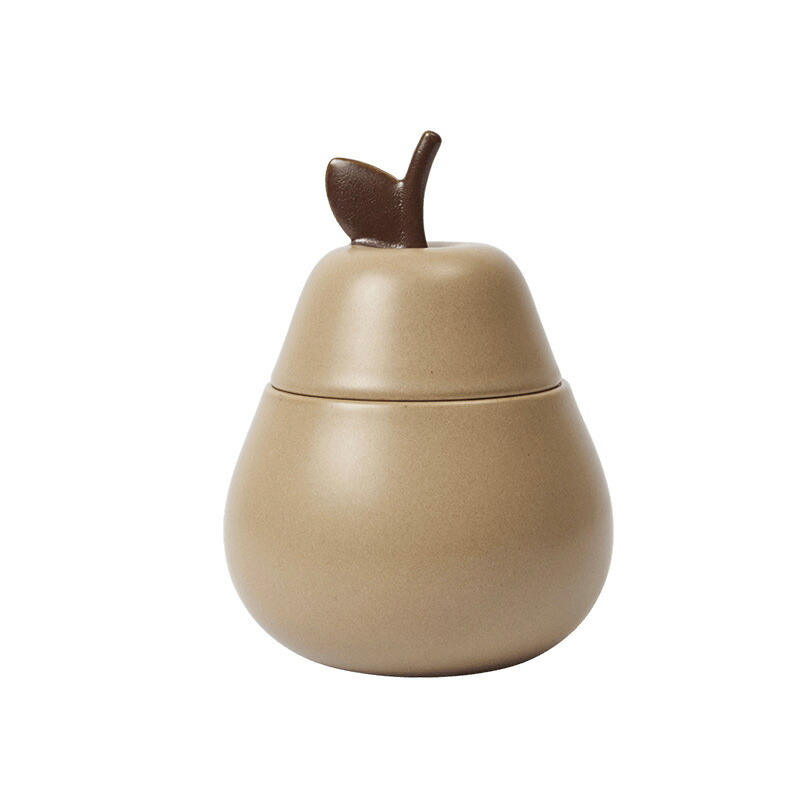 ferm LIVING ファームリビング 洋梨の形の小物入れ Pear Ceramic Container  北欧 小物入れ オブジェ おしゃれ 可愛い 北欧雑貨 インテリア雑貨 キッズ　子供 洋梨 ラフランス 人気 ブランド 正規販売店