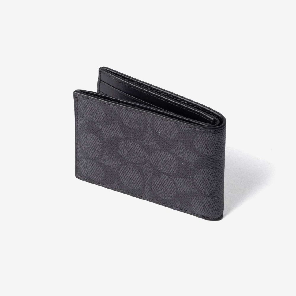 コーチ COACH WALLET ウォレット 923 シグネチャー 二つ折り財布 メンズ 財布