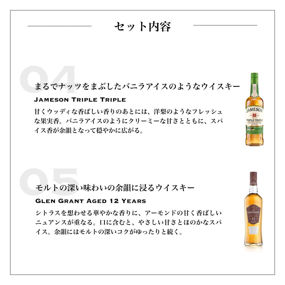 【ウイスキーギフト】ハイボールに合うウイスキー 飲み比べセット｜5本 誕生日 敬老の日 人気