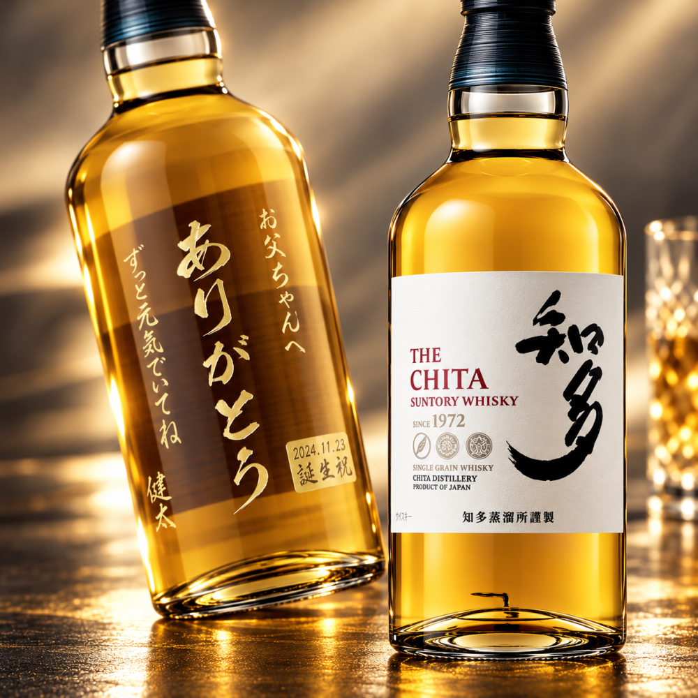 【名入れ彫刻 縦書き】サントリー 知多 ウイスキー 700ml 名前入り 誕生日 還暦祝い 退職祝い プレゼント ギフト