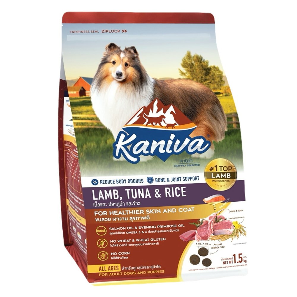 Kaniva カニワ ラム ツナ＆ライス ドッグフード 1.5kg