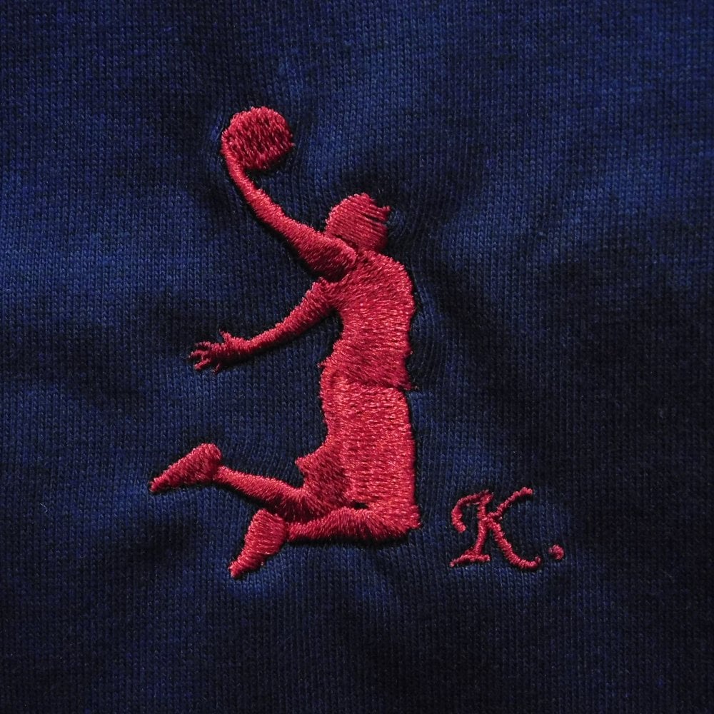 バスケ ダンク シュート Tシャツ ギフト オリジナル デザイン 刺繍 イニシャル 名入れ DUNK バスケットボール 半袖 男女 兼用 誕生日 お祝い プレゼント 父の日 母の日 参加 記念 景品 名前 卒業 卒部 チーム グループ 送別会 【送料無料】
