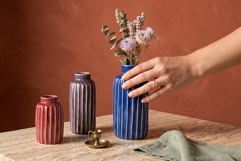 玉ねぎ陶器の花瓶 削ぎ オニオン S・L フラワーベース セン トーツウ｜レッド ブルー パープル｜ おしゃれ かわいい｜北欧 カフェ風 インテリア 一輪挿し 花びん 花器｜ギフト プレゼント 新生活 母の日【TOTU】