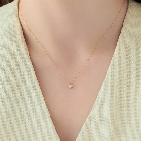【無料ラッピング】  ヨンドシー 4℃ EAU DOUCE４℃ K10イエローゴールド ネックレス ホワイトトパーズ ブランド 正規品 新品 ギフト プレゼント 人気 おすすめ 誕生日 記念日 クリスマス 送料無料