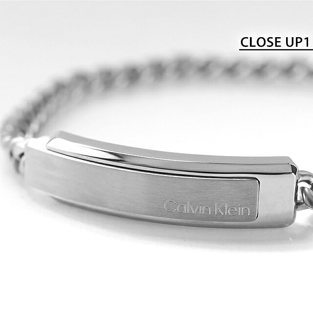 カルバンクライン ブレスレット メンズ ブランド Calvin Klein アイコニック ICONIC ID プレート 35000048 シルバー アクセサリー 腕輪 ジュエリー ブランド 高級 おしゃれ プレゼント 男性 実用的 かっこいい