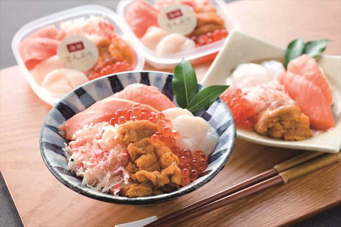 送料無料 北海道産地直送 札幌バルナバフーズ 海鮮どんぶりの具(3食)  ※ご注文後約7～10日前後での発送となります。沖縄・離島へは別途配送料が発生いたします お取り寄せグルメ スイーツ