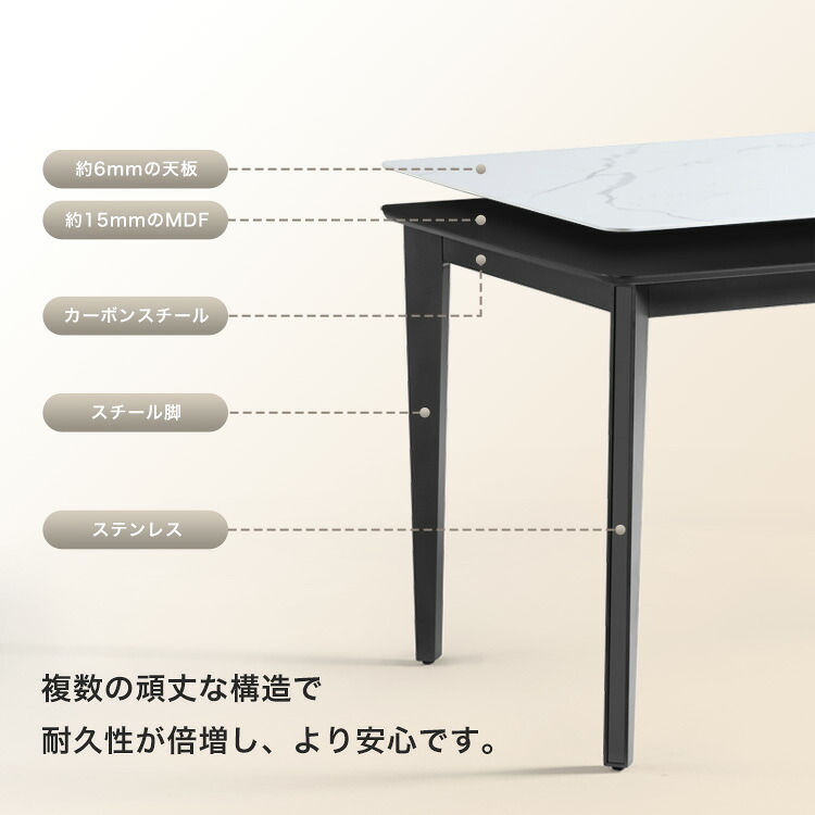 ダイニング家具 光沢天板ダイニングテーブル＆チェア-グレー- 5点セット 140cm カーボン スチール 無垢 高級
