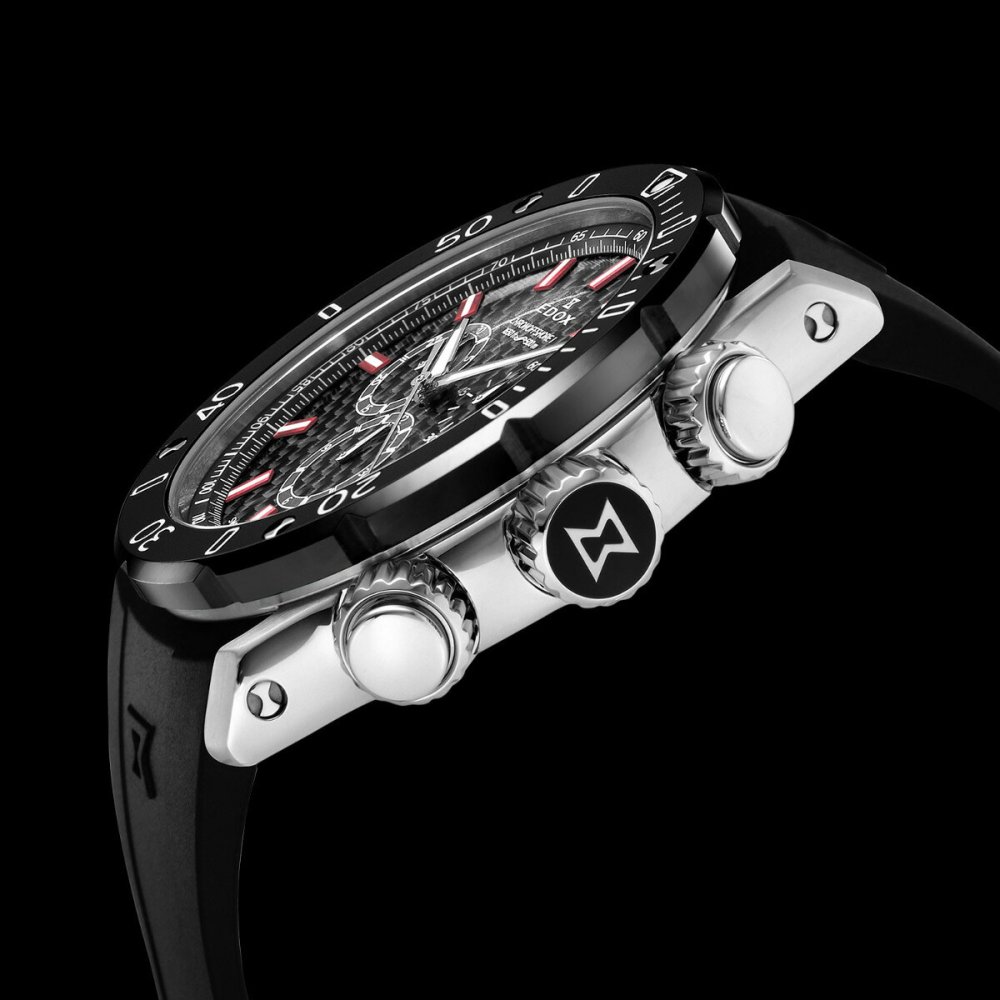 エドックス EDOX クロノオフショア1 クロノグラフ 腕時計 メンズ 10221-3-NIRO2 CHRONOFFSHORE-1
