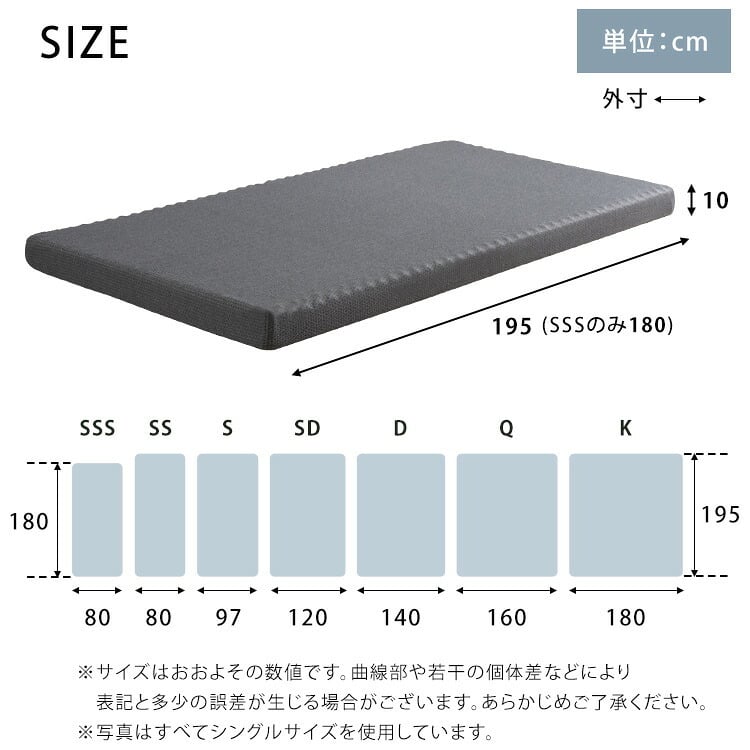 敷き布団 高反発プロファイルウレタンマットレス【Beleza10-ベレーザ・テン-】(クイーン) 洗えるカバー マットレストッパー 敷布団 厚さ10cm 高反発ウレタン 体分散性 硬め 省スペース 腰痛対策 アウトドア 敷きふとん しき布団 しきふとん