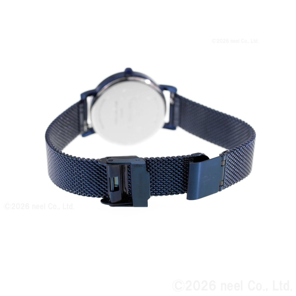 ピエールラニエ PIERRE LANNIER レディース 腕時計 クオーツ マルチプル MULTIPLES 30mm P010P968 ラウンド メッシュベルト ネイビー