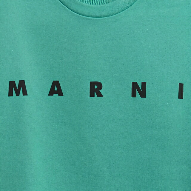 マルニ MARNI トレーナー スウェット マルニキッズ ms340u-m01612-m00v0-0m545-12y キッズ レディース 0M545 グリーン スウェット