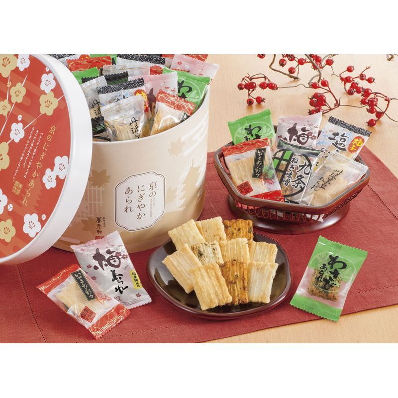 お歳暮・冬ギフト 京都 養老軒 京のにぎやかあられ (YJ-NNB) ※送料無料(北海道・沖縄・離島への配送不可)
