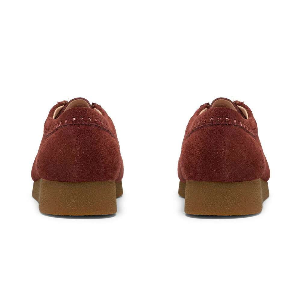 クラークス ワラビー エヴォ レディース モカシン スエード カジュアルシューズ 靴 Clarks 26329301 WallabeeEVOSh 紐靴 軽量ソール マルーン