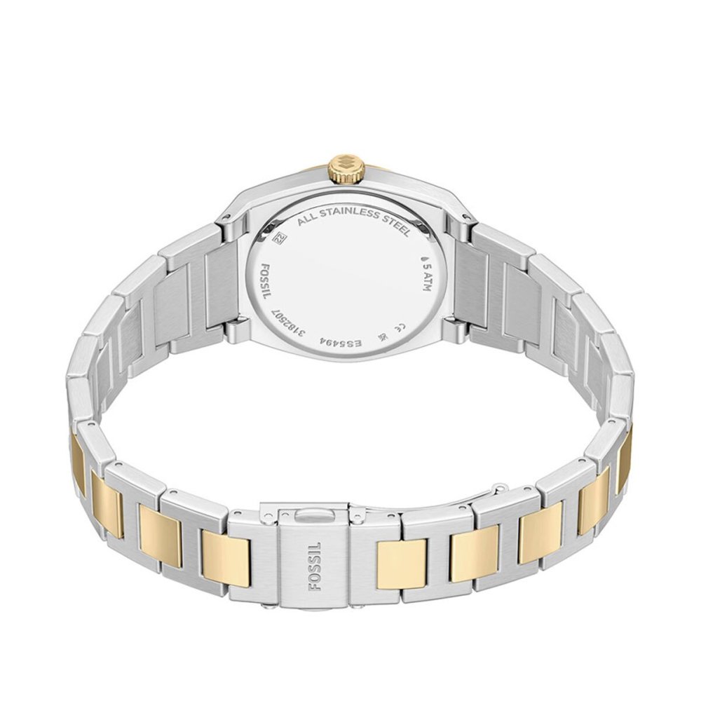 フォッシル FOSSIL 腕時計 レディース EVERETT アナログ ツートーン ステンレススチールウォッチ ES5494【2026 新作】