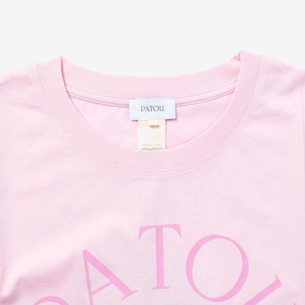 パトゥ PATOU JP TSHIRT オーガニックコットン ロゴ モノグラム Tシャツ JE1369999 半袖 レディース トップス