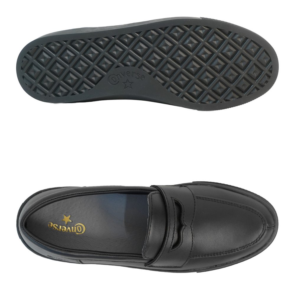 コンバース CONVERSE スニーカー シューズ ローファー メンズ レディース オールスター クップ PN ローファー ブラックモノクローム ALL STAR COUPE PN LOAFER