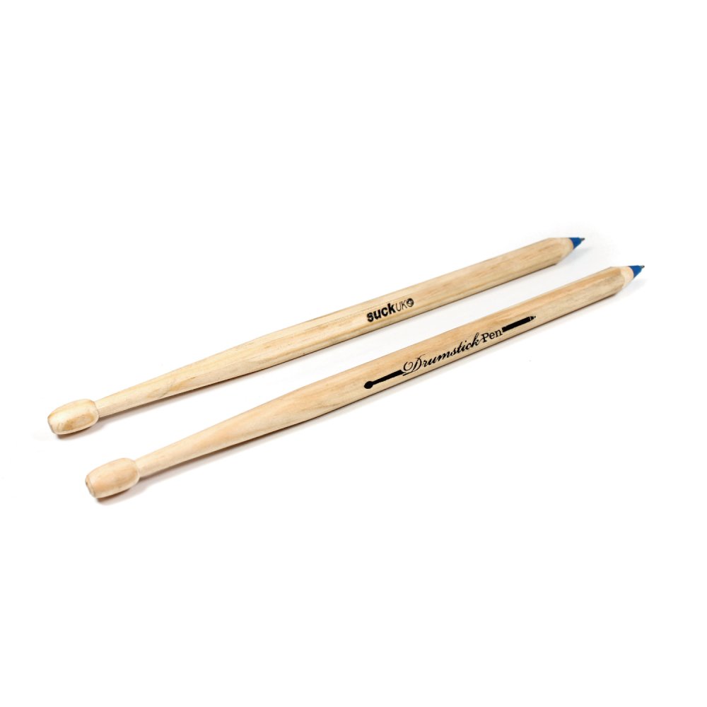 SUCK UK ドラムスティックペン（ドラムスティック型 ボールペン 2本入）「Drumstick pen」イギリス サックユーケー  ◇