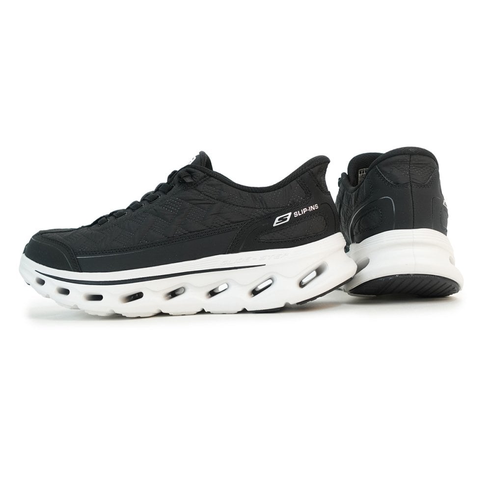 SKECHERS スケッチャーズ スニーカー スリップインズ ゴーウォーク グライドステップ 2.0 コージーフィット ウォーカー 217035 BKW ブラック/ホワイト