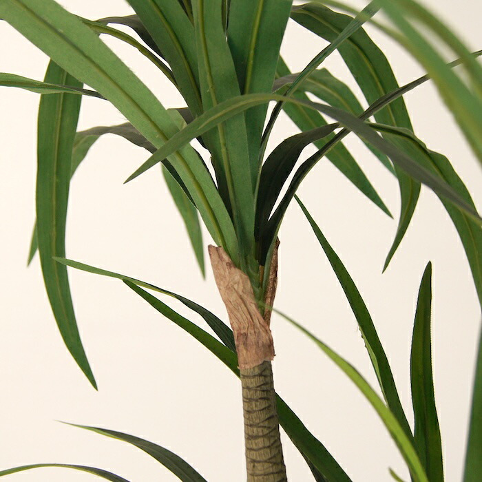 観葉植物 造花 ユッカ BROWN 全高約160cm 大型 フェイクグリーン 本物そっくり おしゃれ インテリア 人工観葉植物 アーティフィシャルグリーン オフィス 店舗 ホテル 開店祝い 室内 青年の木 エレファンティペス フェイク