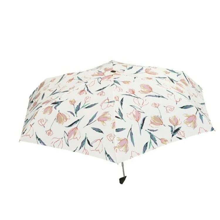 フローティングチューリップ ミニ 雨傘 折りたたみ傘 Wpc. 定形外 送料無料 折りたたみ 日傘 傘 6703-175-002 折り畳み傘 晴雨兼用 UVカット チューリップ 花 植物