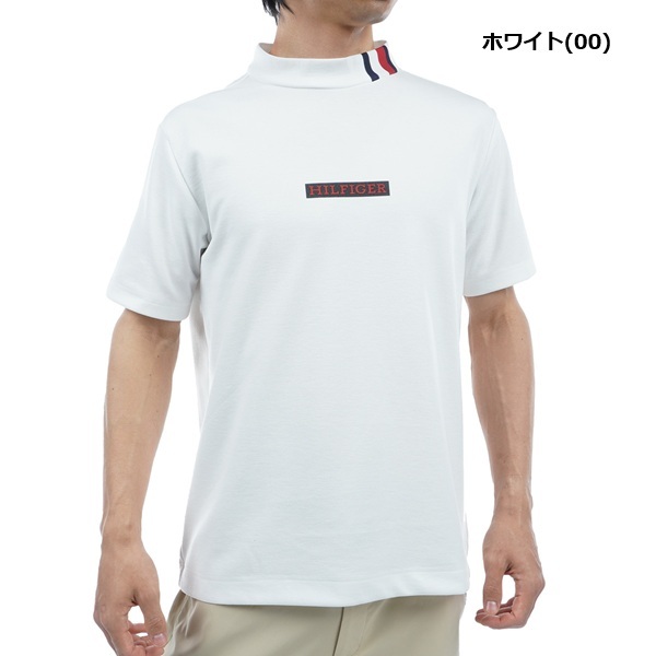 トミーヒルフィガー ゴルフ メンズ ボックスロゴ 半袖モックネックシャツ TOMMY HILFIGER GOLF THMA412 春夏モデル お誕生日祝い お祝い 記念品 お父さん 父の日 彼氏 男性 30代 40代 50代 60代  還暦祝い 敬老の日 人気プレゼント プレゼント