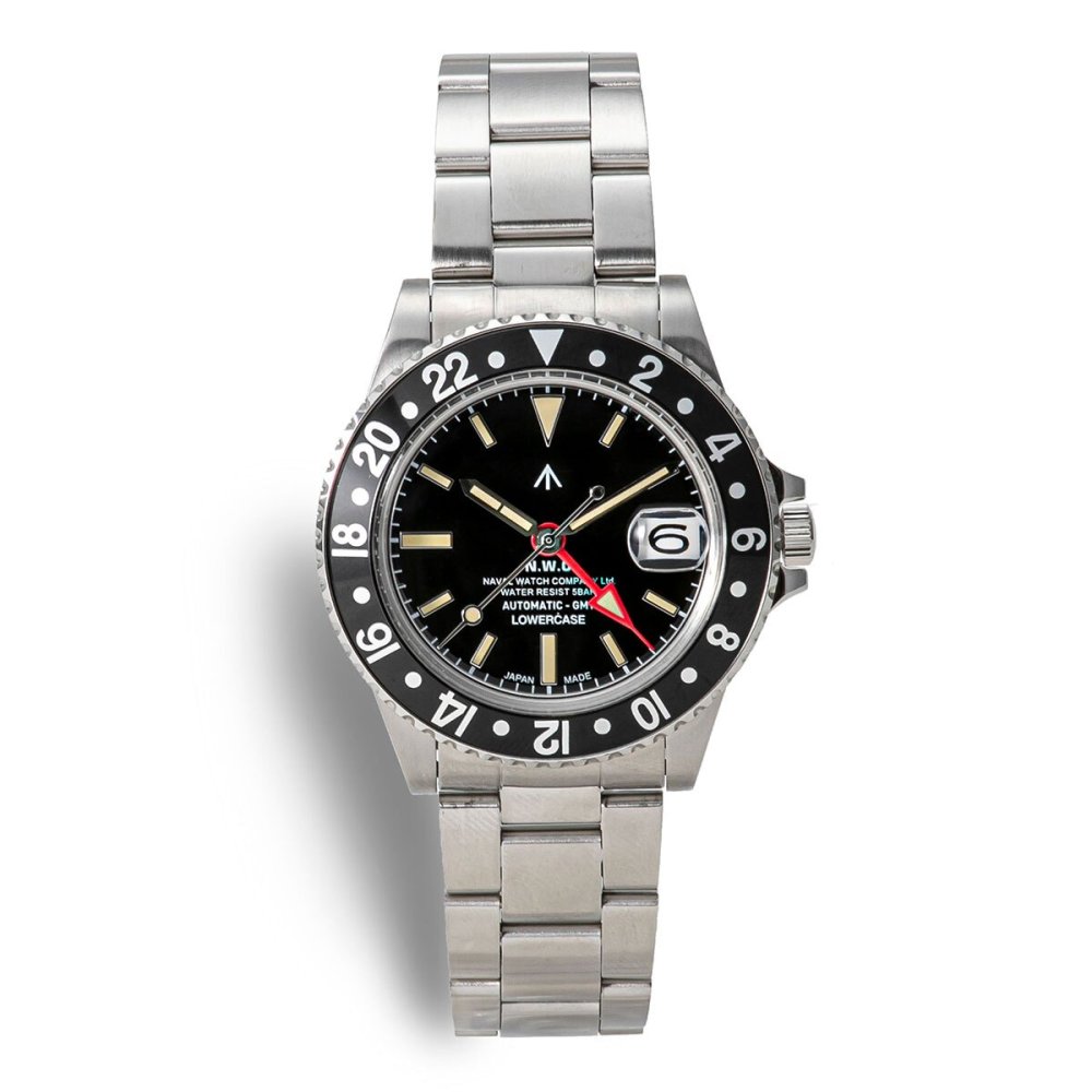 ナバルウォッチ NAVAL WATCH Produced By LOWERCASE ローワーケース FRXD001 腕時計 メンズ 自動巻き GMT