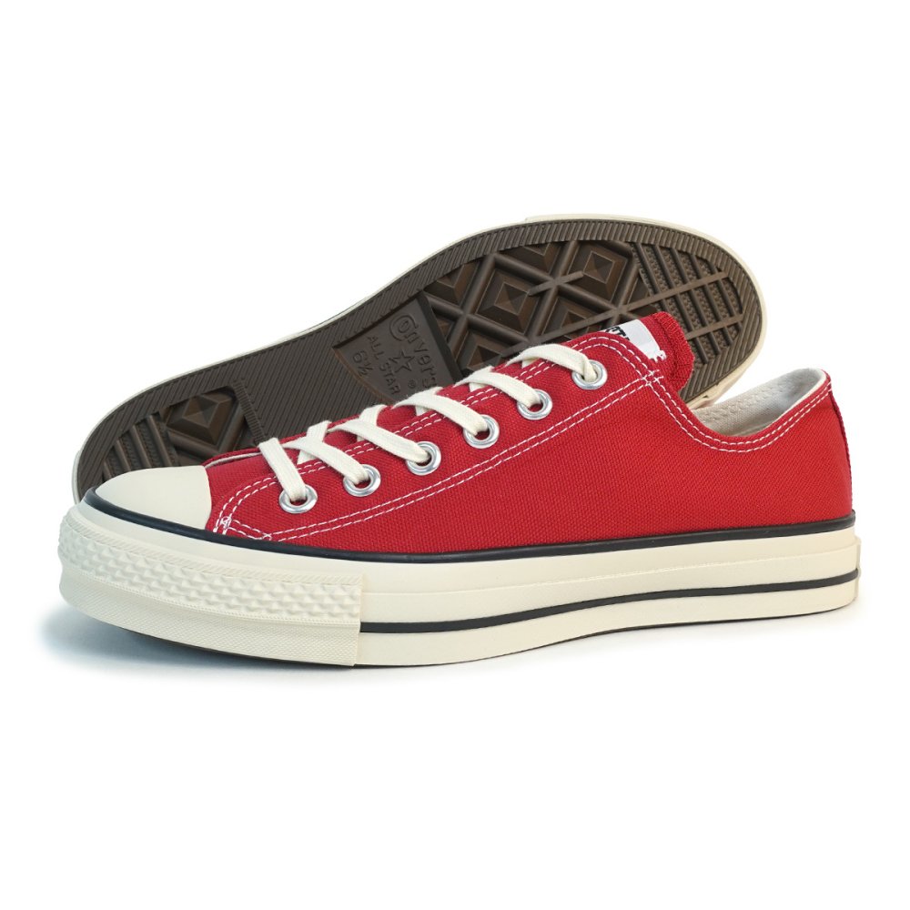 コンバース CONVERSE スニーカー メンズ レディース ローカット キャンバス オールスター J OX クラシックレッド CANVAS ALL STAR J OX 日本製