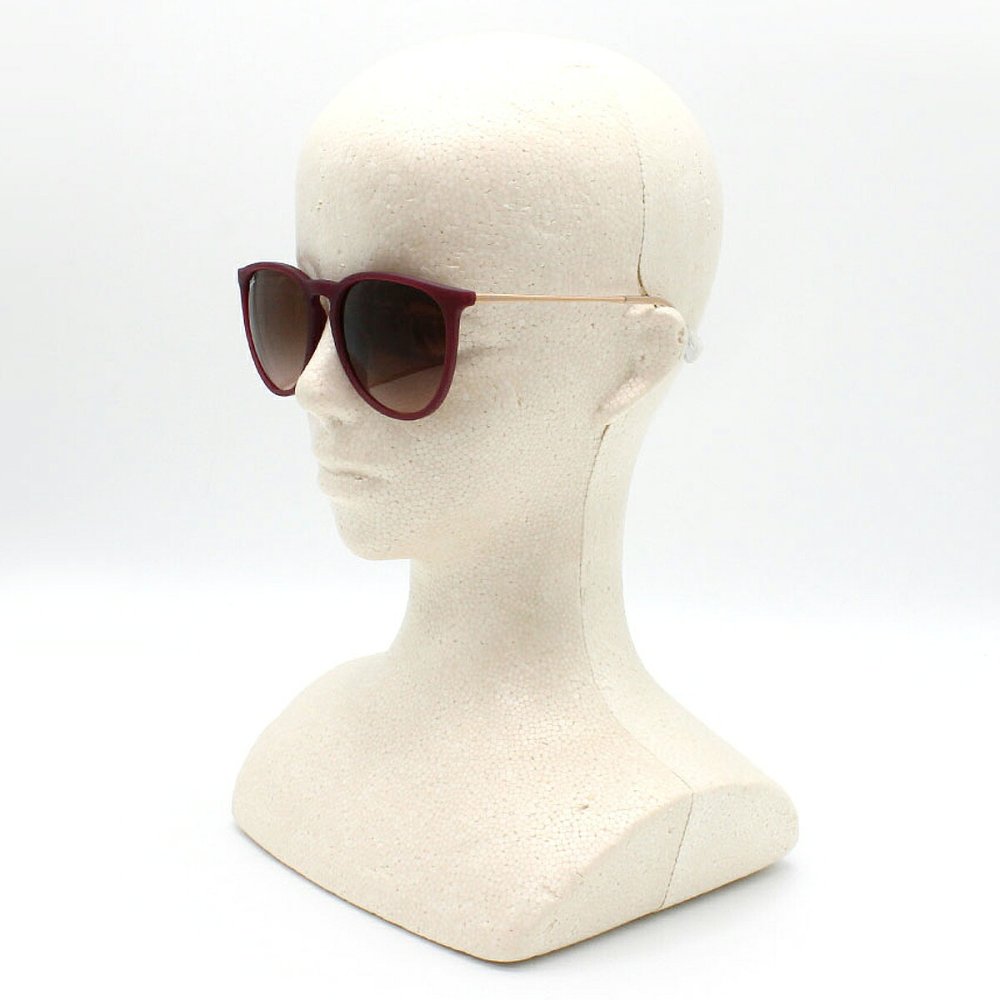 レイバン Ray-Ban サングラス エリカ ローブリッジフィット UVカット アイウェア ボストン ウェリントン 0RB4171F 6815A5 57 メンズ レディース ユニセックス ラバーバイオレット+ピンクグラデーションブラウン 海外正規品