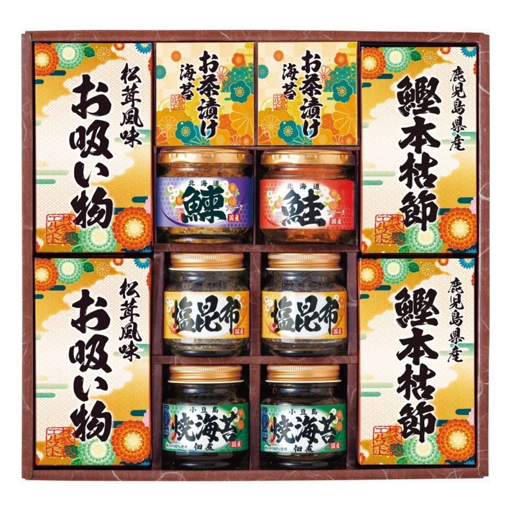 雅和膳 佃煮 鰹節ほか 詰め合わせ ギフトセット 7種 計12点入 和食 惣菜セット ご飯のお供 和風惣菜 のり佃煮【北海道・沖縄県・離島 配送不可】